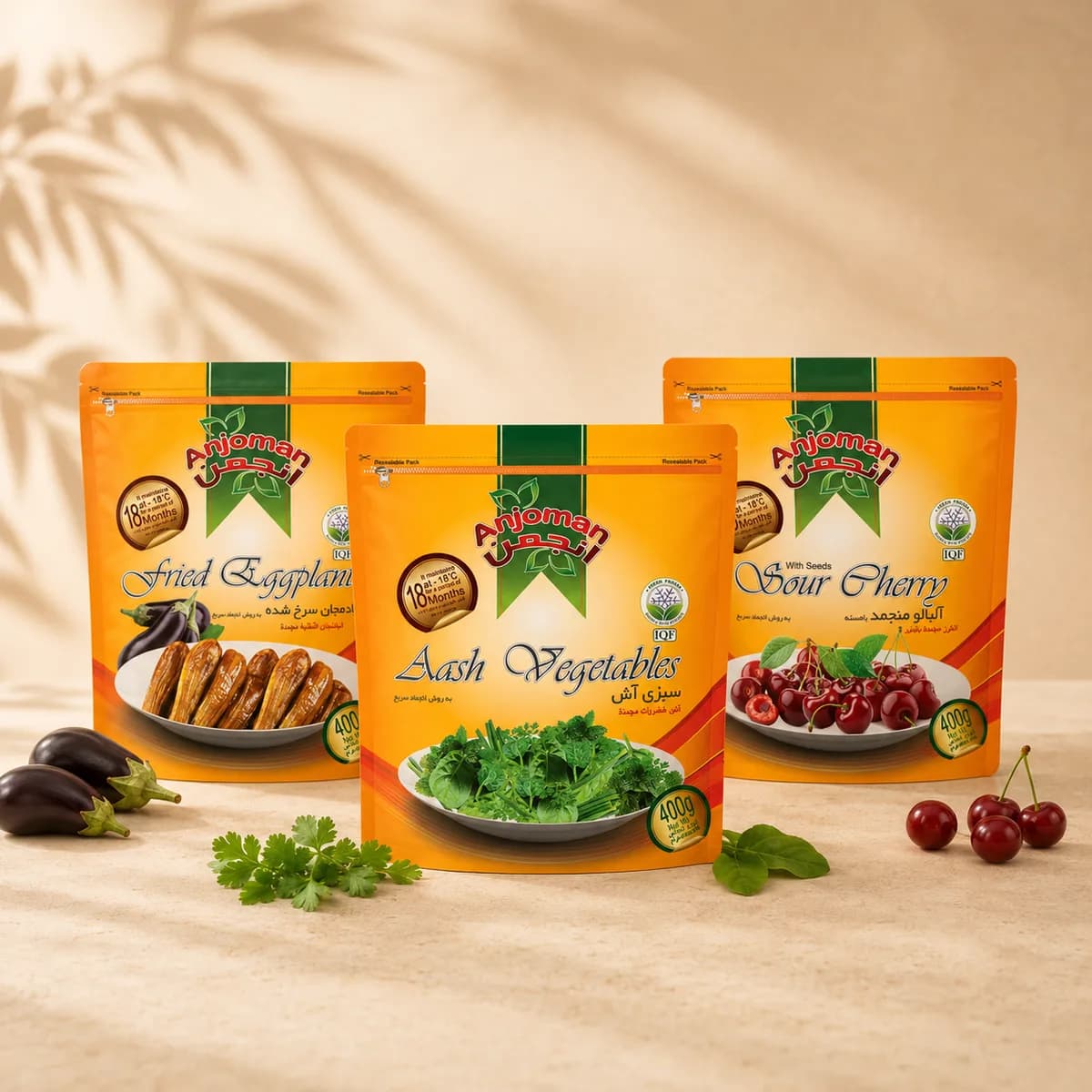 Frozen Herbs and Fruit