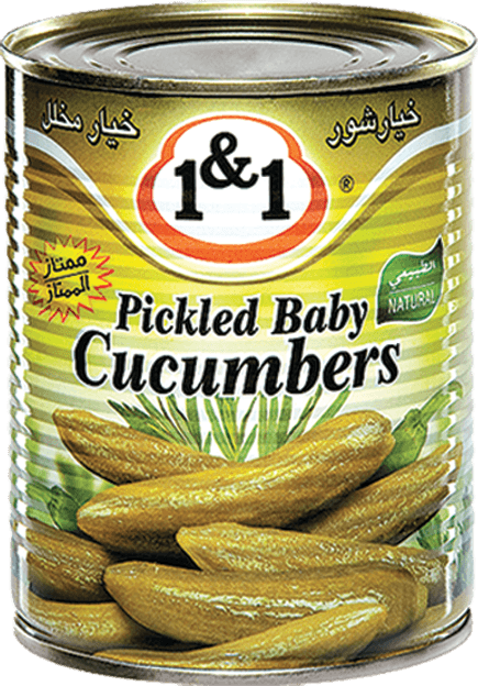 1&1 Pickled Cucumber ( TIN ) 12 x 800 gr