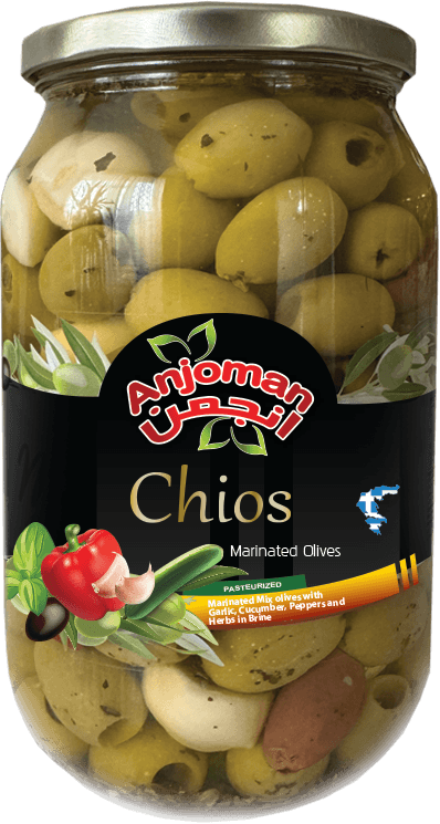 Anjoman (6 x 1 LIT) CHIOS COCTAIL Mix Olive