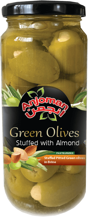 Anjoman (6 x 358 ML) GREEN ST.W/ALMOND