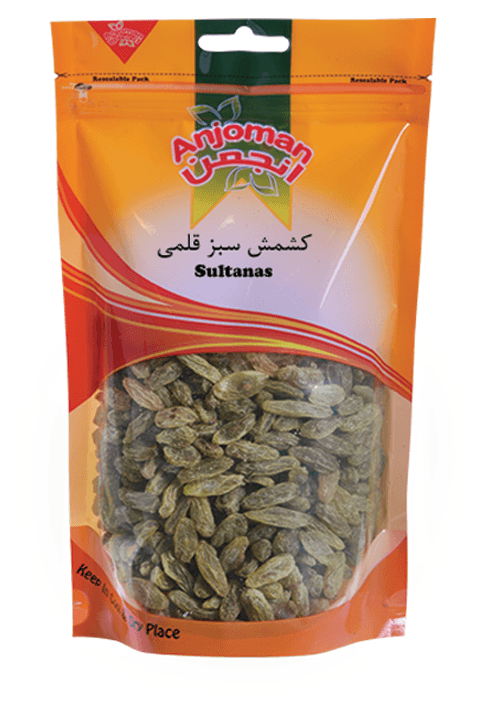 Anjoman Green Sultanas 12 x 200 gr