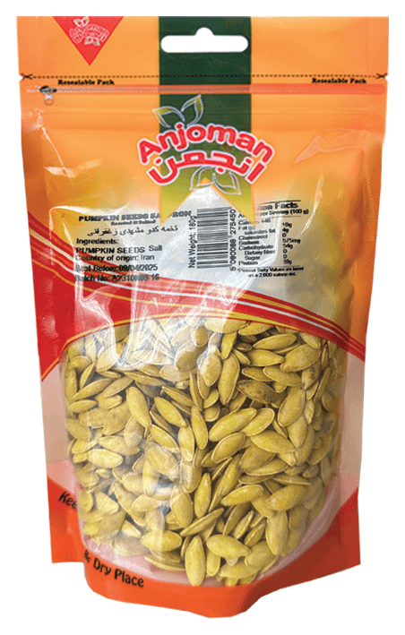 Anjoman SAFFRON Pumpkin Seeds 12 x 180 gr