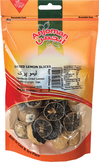 Anjoman Sliced Dried Lime 12 x 20 g