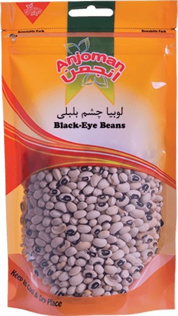 Anjoman Haricot (Black eye) Beans 12 x 400 gr