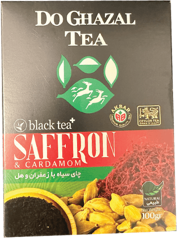 DOGAZAL BLACK TEA /SAFFRON & CARDAMOM 24 x 100
