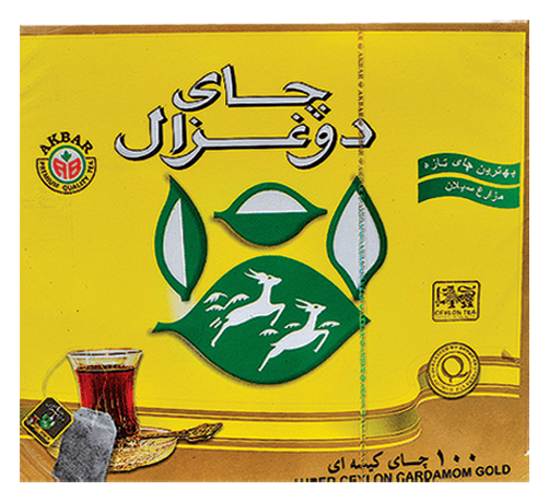 DOGAZAL Cardamom Teabags 24 x 100 tag Yellow