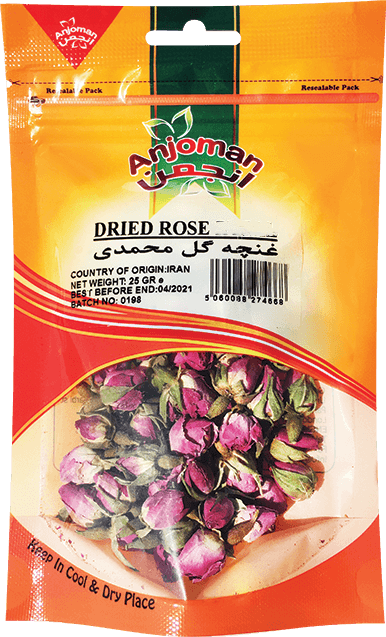 Anjoman Dried Rose FLOWER 12 x 25 gr (GONCHE)