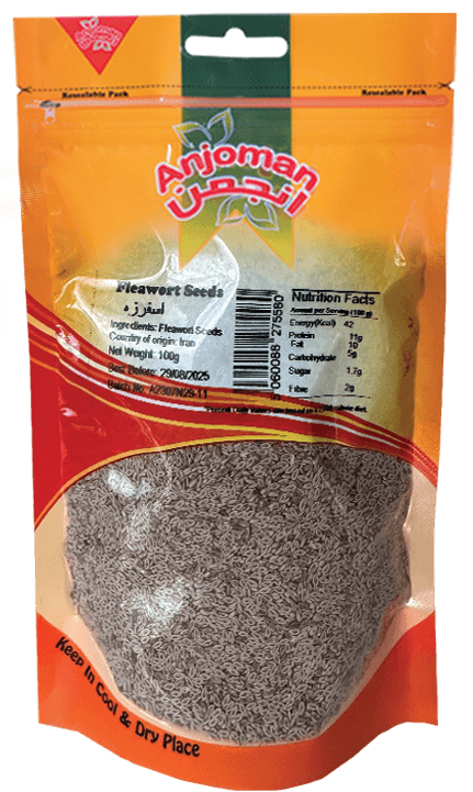 Anjoman Fleawort Seeds (Sfarzeh) 12 x 100 g