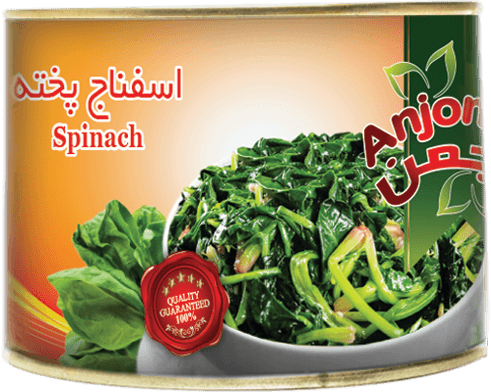 Anjoman Fried Spinach 24 x 500 gr