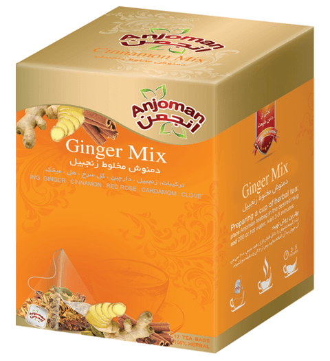 Anjoman Herbal tea GINGER MIX 6 x 12