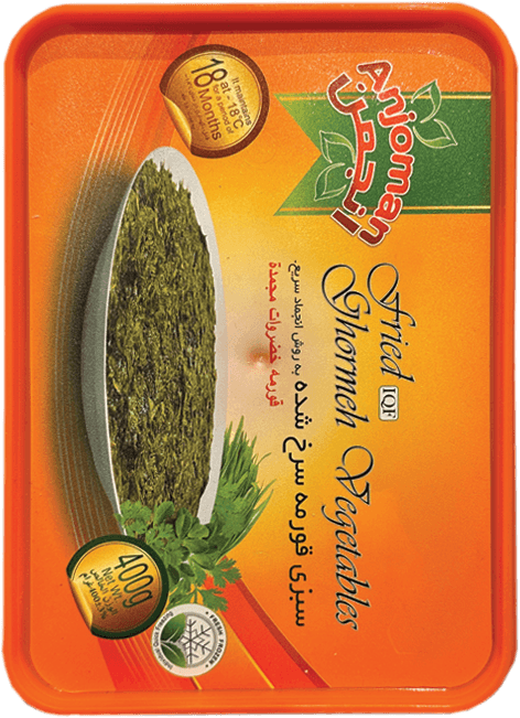 Anjoman IQF Frozen FRIED Ghorme BOX VEG 24 X