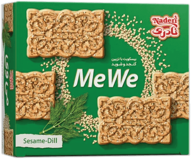 NADERI Sesame DILL Biscuit (MeWe) 8 x 600 g