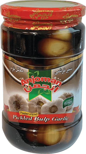 Anjoman Pickled Garlic/Brown 12 x 700 gr