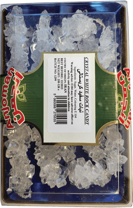 Anjoman Rock Candy CRYSTAL 250gr WHITE