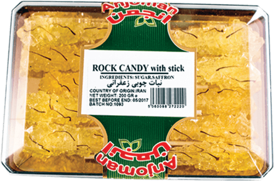 Anjoman Rock Candy with Stick/SFFRON