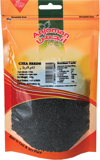 Anjoman Tokhm Sharbati (Chia Seeds) 12 x 100 gr